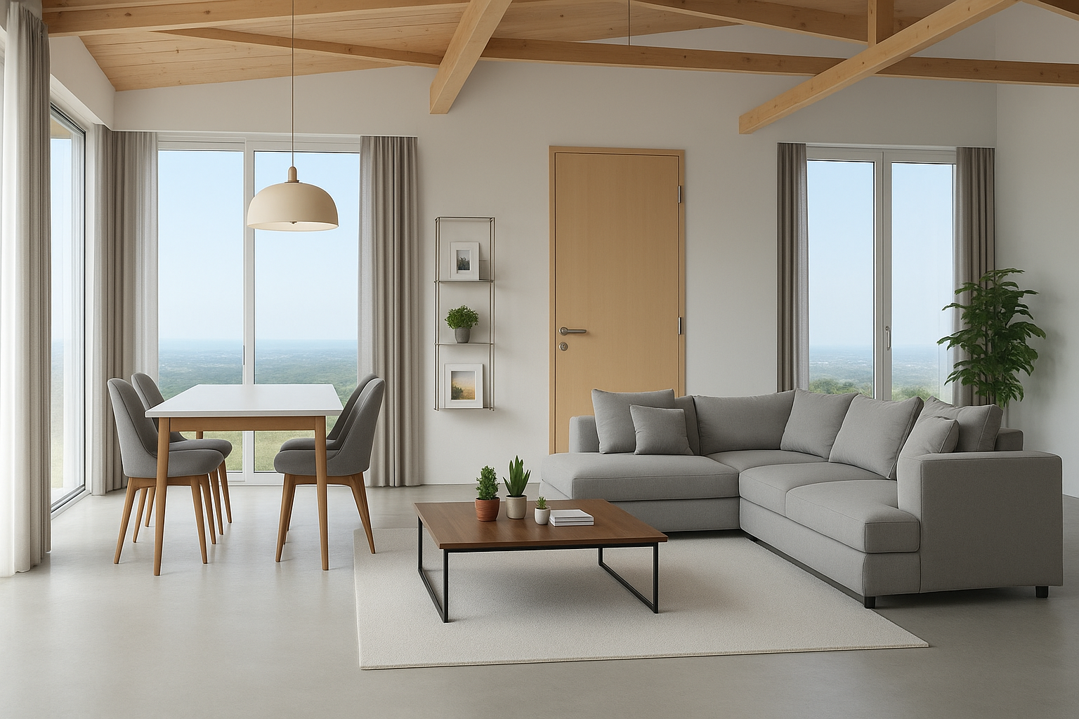 Vivienda campestre TR3SEME - Interior zona social